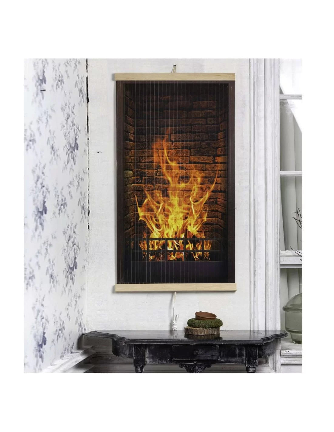 Panou radiant electric decorativ TRIO, incalzire cu infrarosu 420W/ 210W, model Semineu, 100 x 57 cm