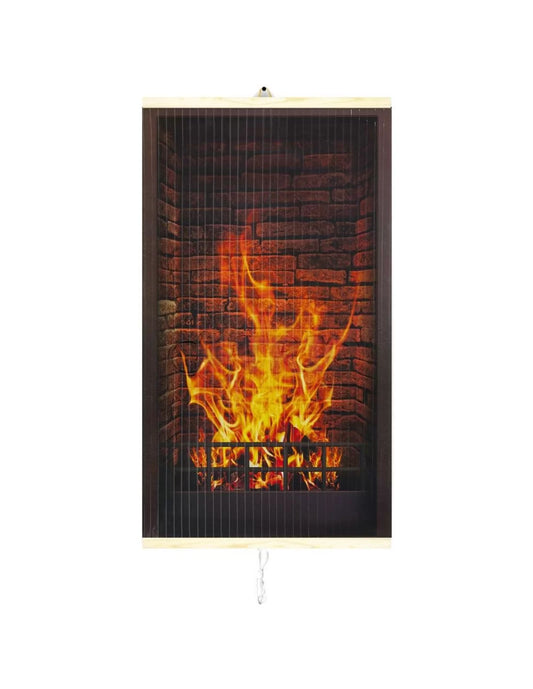 Panou radiant electric decorativ TRIO, incalzire cu infrarosu 420W/ 210W, model Semineu, 100 x 57 cm