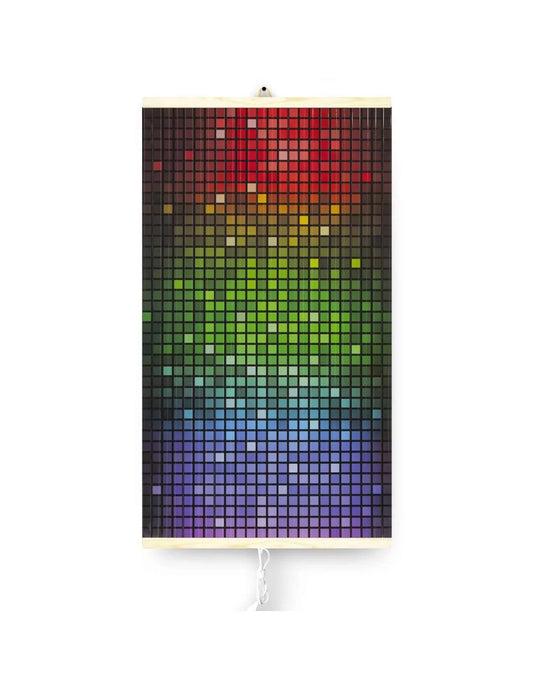 Panou radiant electric decorativ TRIO, incalzire cu infrarosu 420W/ 210W, model Mosaic, 100 x 57 cm